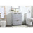 Elegant Kitchen/Bath Blake 24" Single Bathroom Vanity, Grey