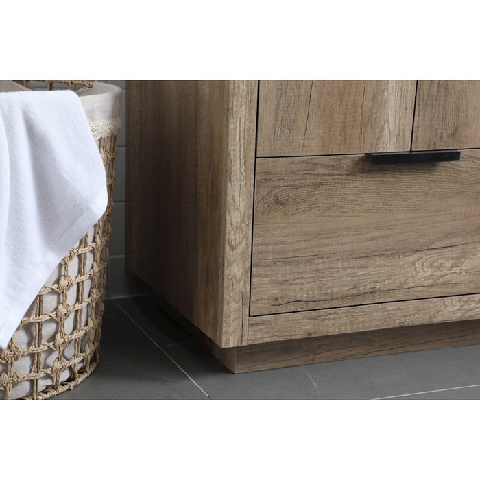 Elegant Lighting Blake 24"L Single Vanity Sink, Natural Oak