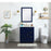 Elegant Kitchen/Bath Blake 30" Single Bathroom Vanity, Blue