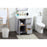 Elegant Kitchen/Bath Blake 30" Single Bathroom Vanity, Grey