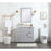 Elegant Kitchen/Bath Blake 30" Single Bathroom Vanity, Grey