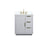 Elegant Blake 30" Single Bathroom Vanity, Grey/Backsplash - VF19430GR-BS