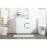 Elegant Blake 30" Single Bathroom Vanity, White/Backsplash