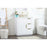 Elegant Blake 30" Single Bathroom Vanity, White/Backsplash