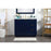Elegant Kitchen/Bath Blake 42" Single Bathroom Vanity, Blue