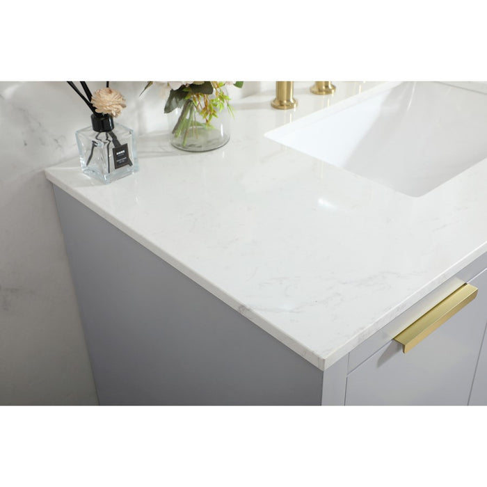 Elegant Kitchen/Bath Blake 42" Single Bathroom Vanity, Grey