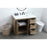 Elegant Lighting Blake 42"L Single Vanity Sink, Natural Oak