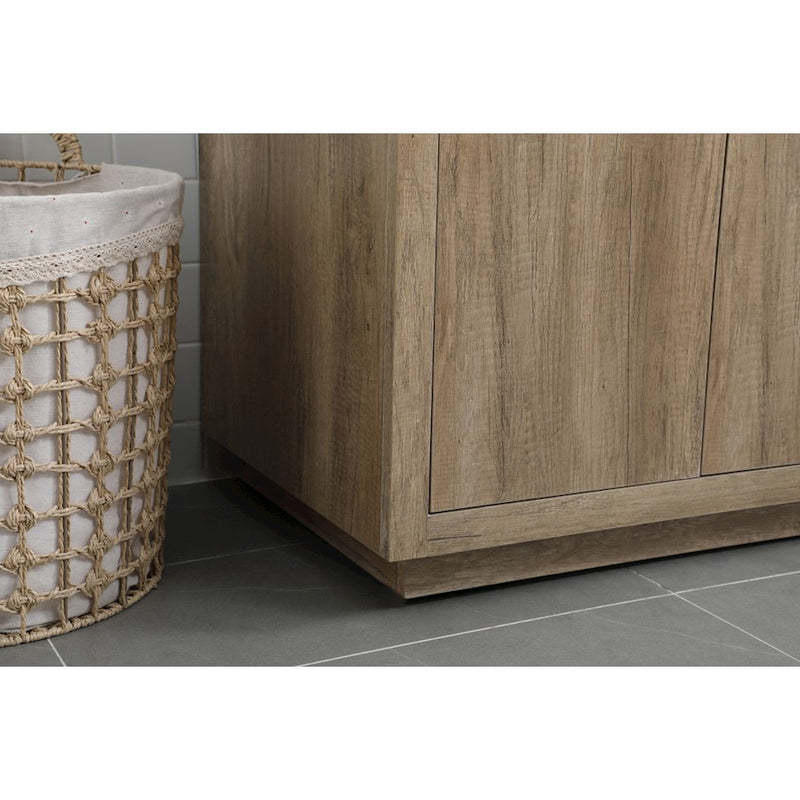 Elegant Lighting Blake 42"L Single Vanity Sink, Natural Oak