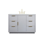 Elegant Kitchen/Bath Blake 48" Single Bathroom Vanity, Grey - VF19448GR