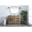 Elegant Lighting Blake 48"L Single Vanity Sink, Natural Oak