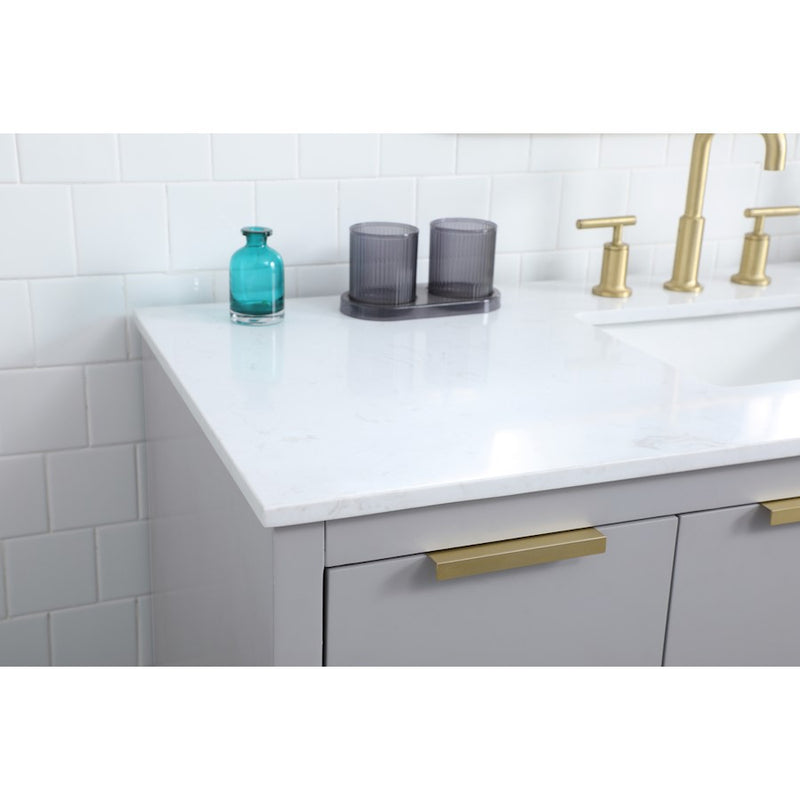 Elegant Lighting Blake 54" Single Vanity Sink, Grey