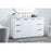 Elegant Lighting Blake 54" Single Vanity Sink, White