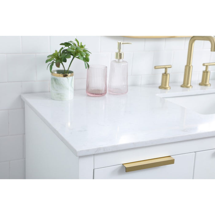 Elegant Lighting Blake 54" Single Vanity Sink, White