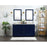 Elegant Kitchen/Bath Blake 60" Single Bathroom Vanity, Blue