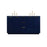 Elegant Kitchen/Bath Blake 60" Double Bathroom Vanity, Blue - VF19460DBL