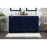 Elegant Kitchen/Bath Blake 60" Double Bathroom Vanity, Blue