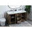 Elegant Lighting Blake 60"L Double Vanity Sink, Natural Oak