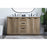 Elegant Lighting Blake 60"L Double Vanity Sink, Natural Oak