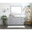 Elegant Kitchen/Bath Blake 60" Double Bathroom Vanity, White