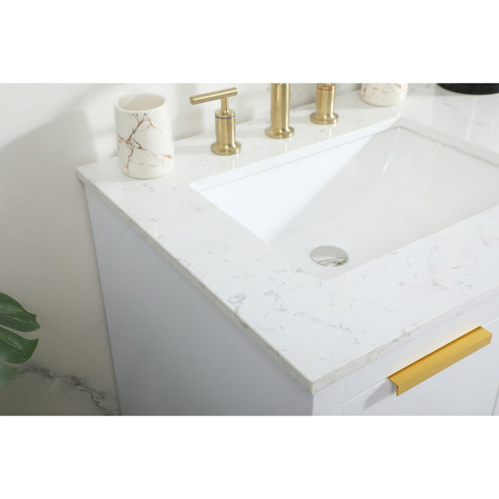 Elegant Kitchen/Bath Blake 60" Double Bathroom Vanity, White