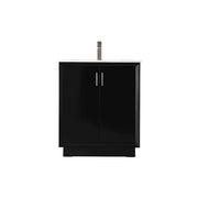 Elegant Lighting Hayes 30"L Single Vanity Sink, Black - VF19630BK