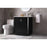 Elegant Lighting Hayes 30"L Single Vanity Sink, Black