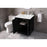 Elegant Lighting Hayes 30"L Single Vanity Sink, Black