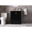 Elegant Lighting Hayes 30"L Single Vanity Sink, Black