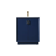 Elegant Lighting Hayes 30"L Single Vanity Sink, Blue - VF19630BL