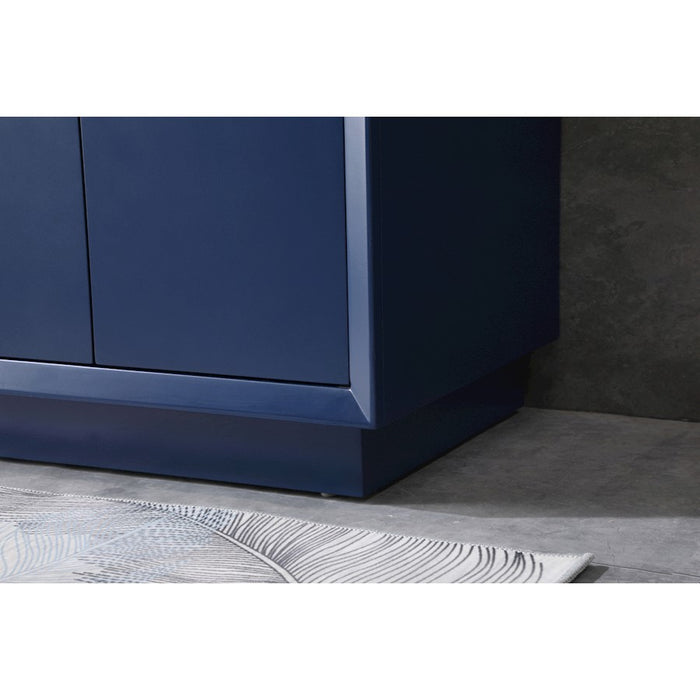 Elegant Lighting Hayes 30"L Single Vanity Sink, Blue