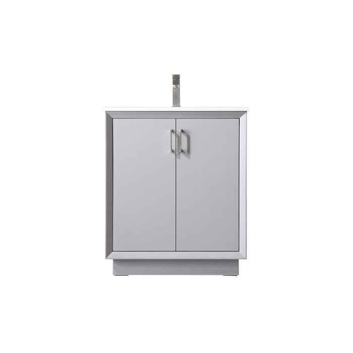 Elegant Lighting Hayes 30"L Single Vanity Sink, Grey - VF19630GR