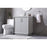Elegant Lighting Hayes 30"L Single Vanity Sink, Grey