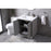 Elegant Lighting Hayes 30"L Single Vanity Sink, Grey
