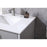 Elegant Lighting Hayes 30"L Single Vanity Sink, Grey