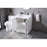 Elegant Lighting Hayes 30"L Single Vanity Sink, White