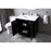 Elegant Lighting Hayes 36"L Single Vanity Sink, Black