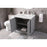 Elegant Lighting Hayes 36"L Single Vanity Sink, Grey