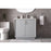 Elegant Lighting Hayes 36"L Single Vanity Sink, Grey