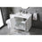 Elegant Lighting Hayes 36"L Single Vanity Sink, White