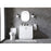 Elegant Lighting Hayes 36"L Single Vanity Sink, White