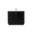 Elegant Lighting Hayes 42"L Single Vanity Sink, Black - VF19642BK