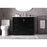 Elegant Lighting Hayes 42"L Single Vanity Sink, Black
