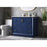 Elegant Lighting Hayes 42"L Single Vanity Sink, Blue