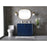 Elegant Lighting Hayes 42"L Single Vanity Sink, Blue