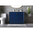 Elegant Lighting Hayes 42"L Single Vanity Sink, Blue