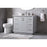 Elegant Lighting Hayes 42"L Single Vanity Sink, Grey