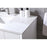 Elegant Lighting Hayes 42"L Single Vanity Sink, White