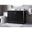 Elegant Lighting Hayes 48"L Single Vanity Sink, Black