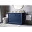 Elegant Lighting Hayes 48"L Single Vanity Sink, Blue