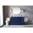 Elegant Lighting Hayes 48"L Single Vanity Sink, Blue